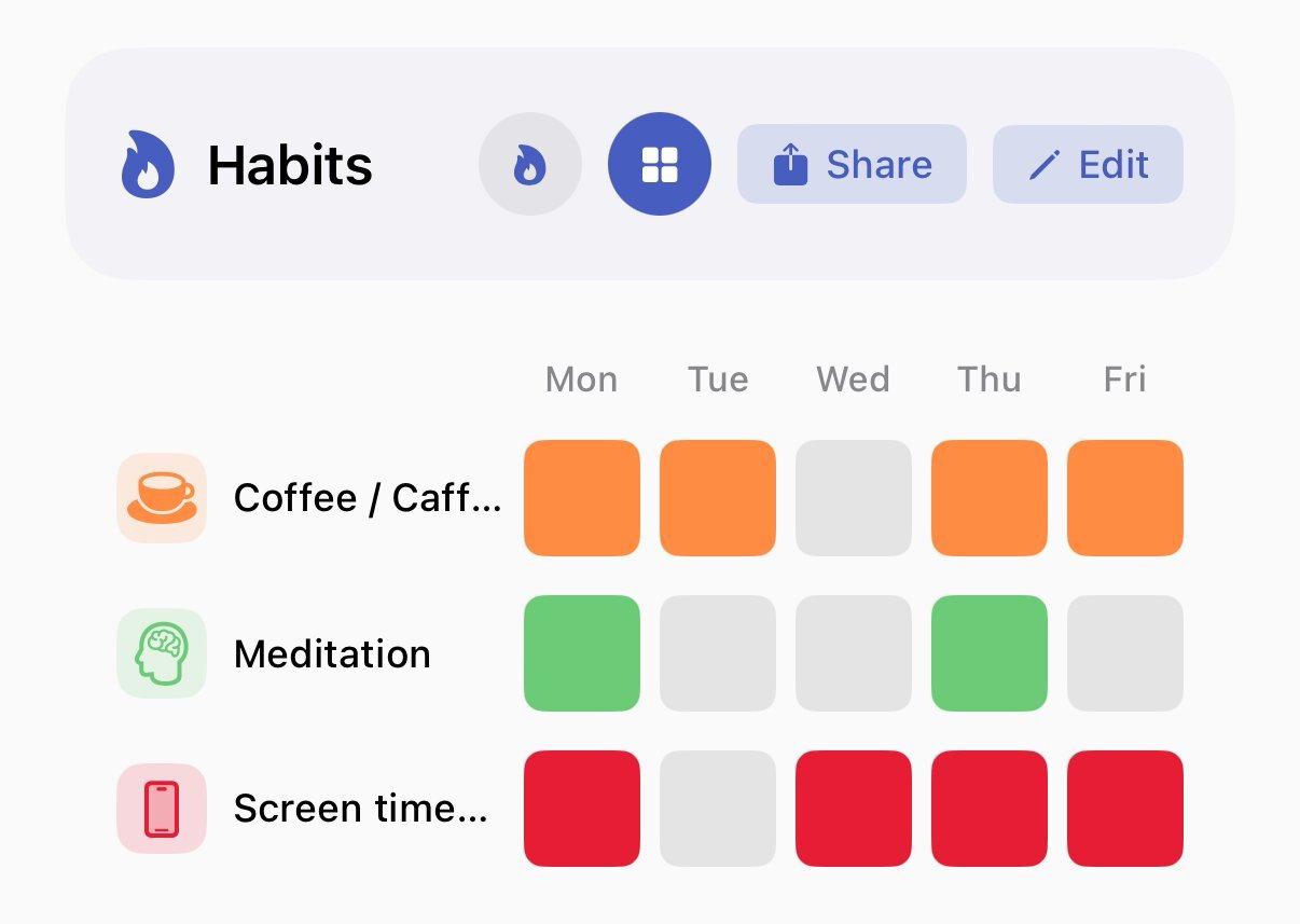 Evening recap: One tap to close the night